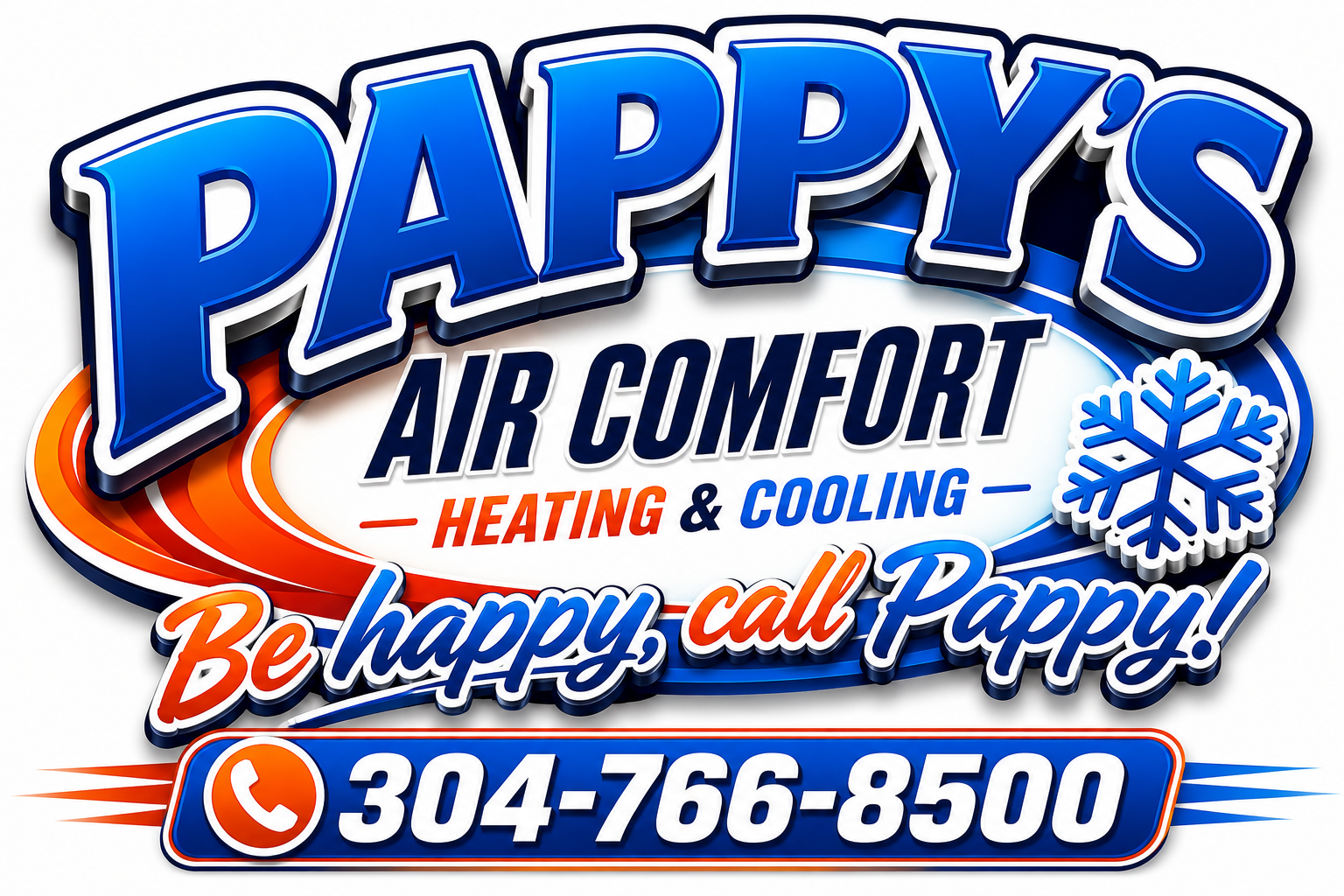 Pappy's Air Comfort - Heating & Cooling - Be Happy, Call Pappy! 304-766-8500
